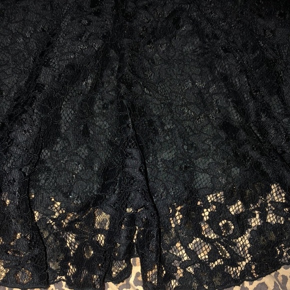 A WEAR large black lace  high low pencil skirt - Picture 5 of 12